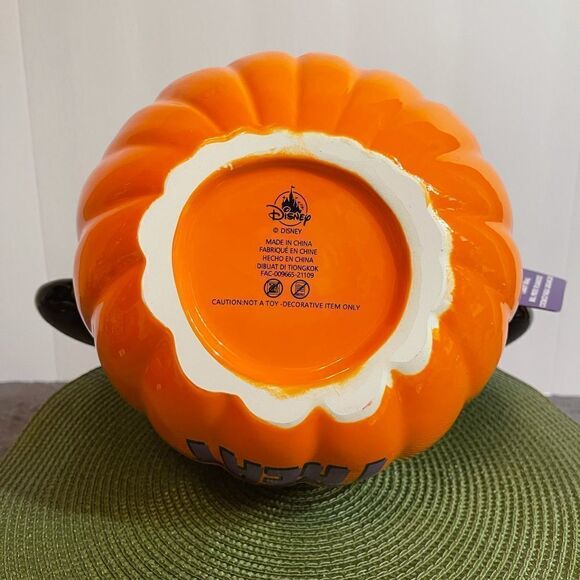 Disney Parks Mickey Mouse Pumpkin Candy Bowl NWT - Picture 11 of 13